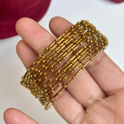 Sabeena Bangles (Golden)