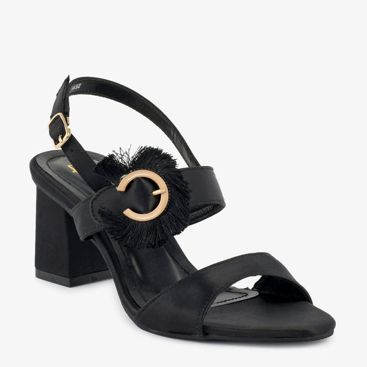 Midnight Tassel Sandals