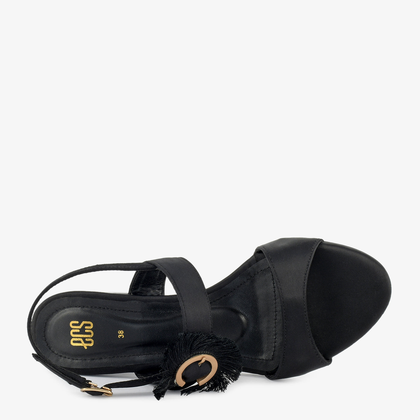 Midnight Tassel Sandals