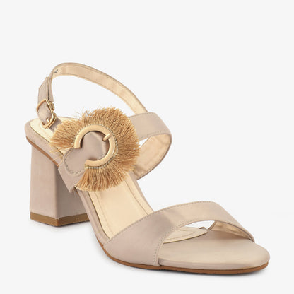 Midnight Tassel Sandals