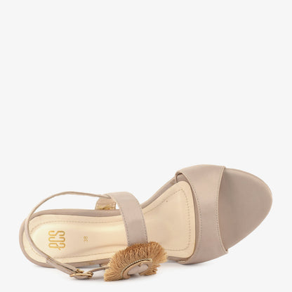 Midnight Tassel Sandals