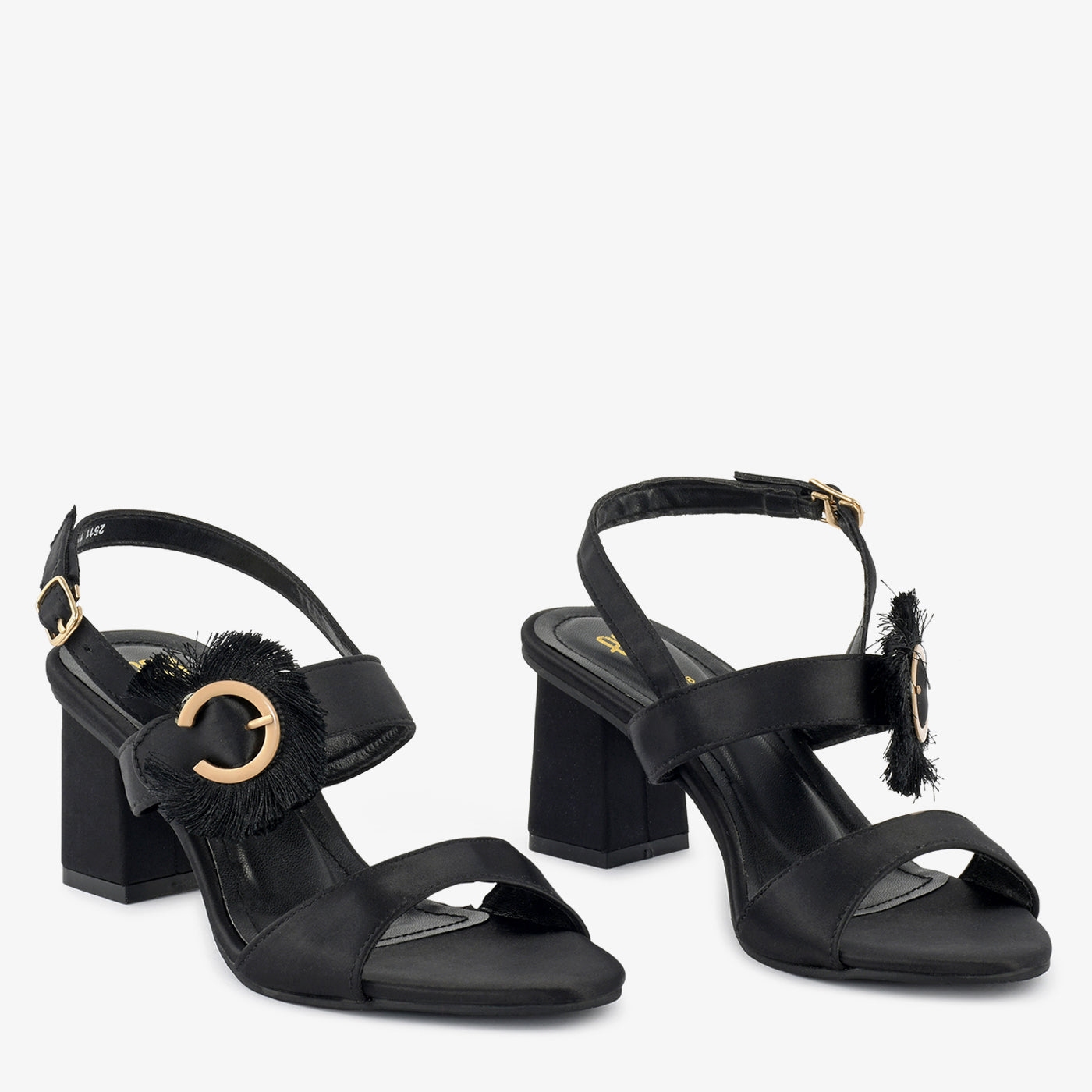 Midnight Tassel Sandals