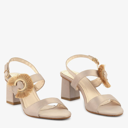 Midnight Tassel Sandals