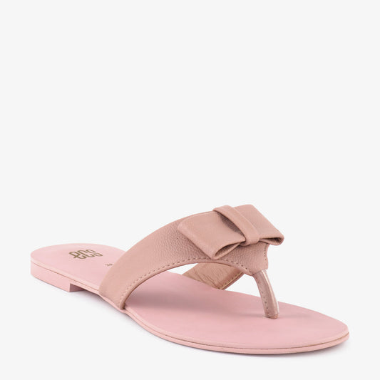Blush Bow Chappal