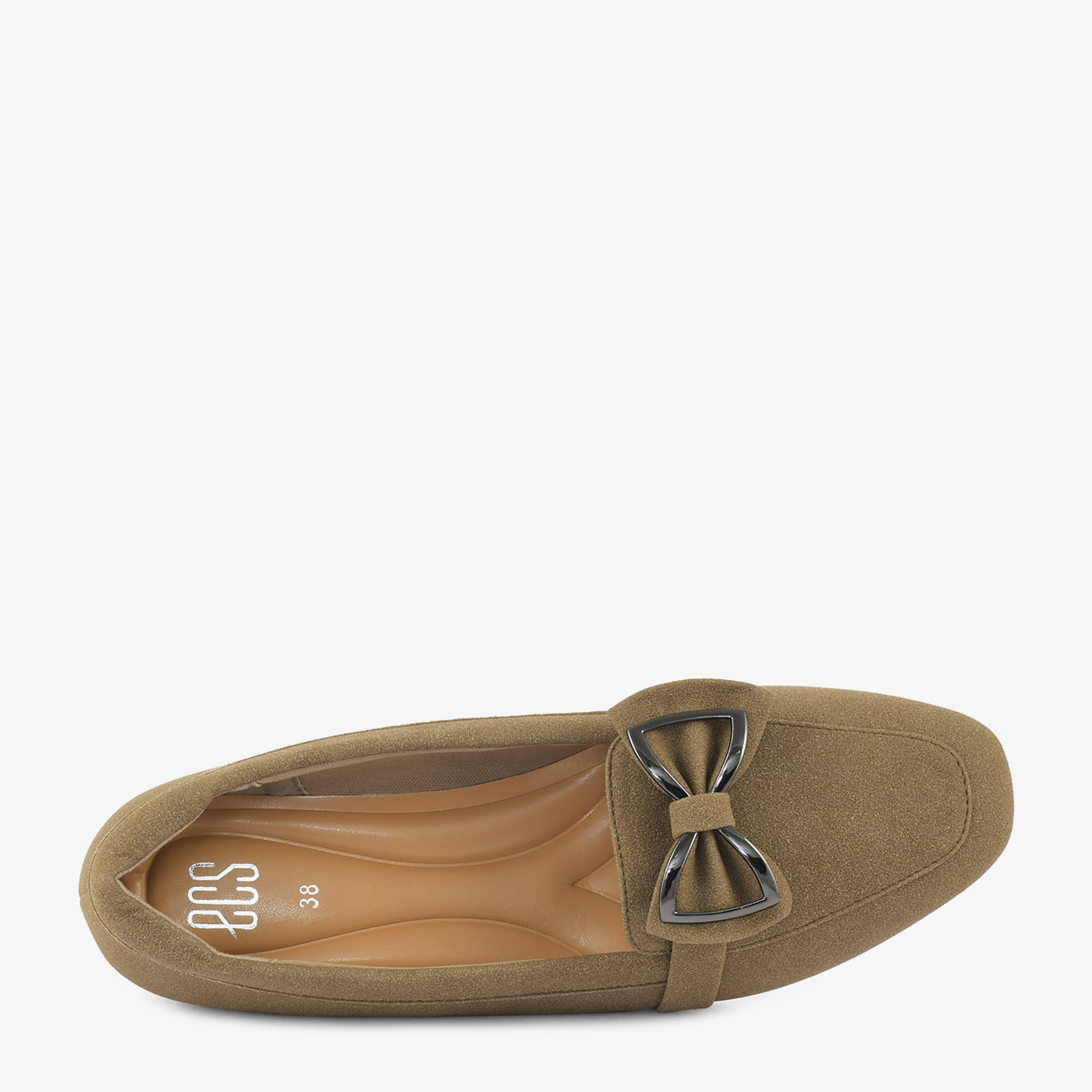 Onyx Bow Wedge Loafers