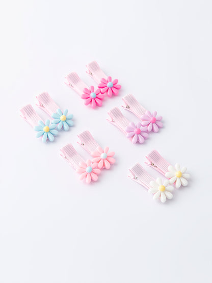 Floral Snap Clip Set