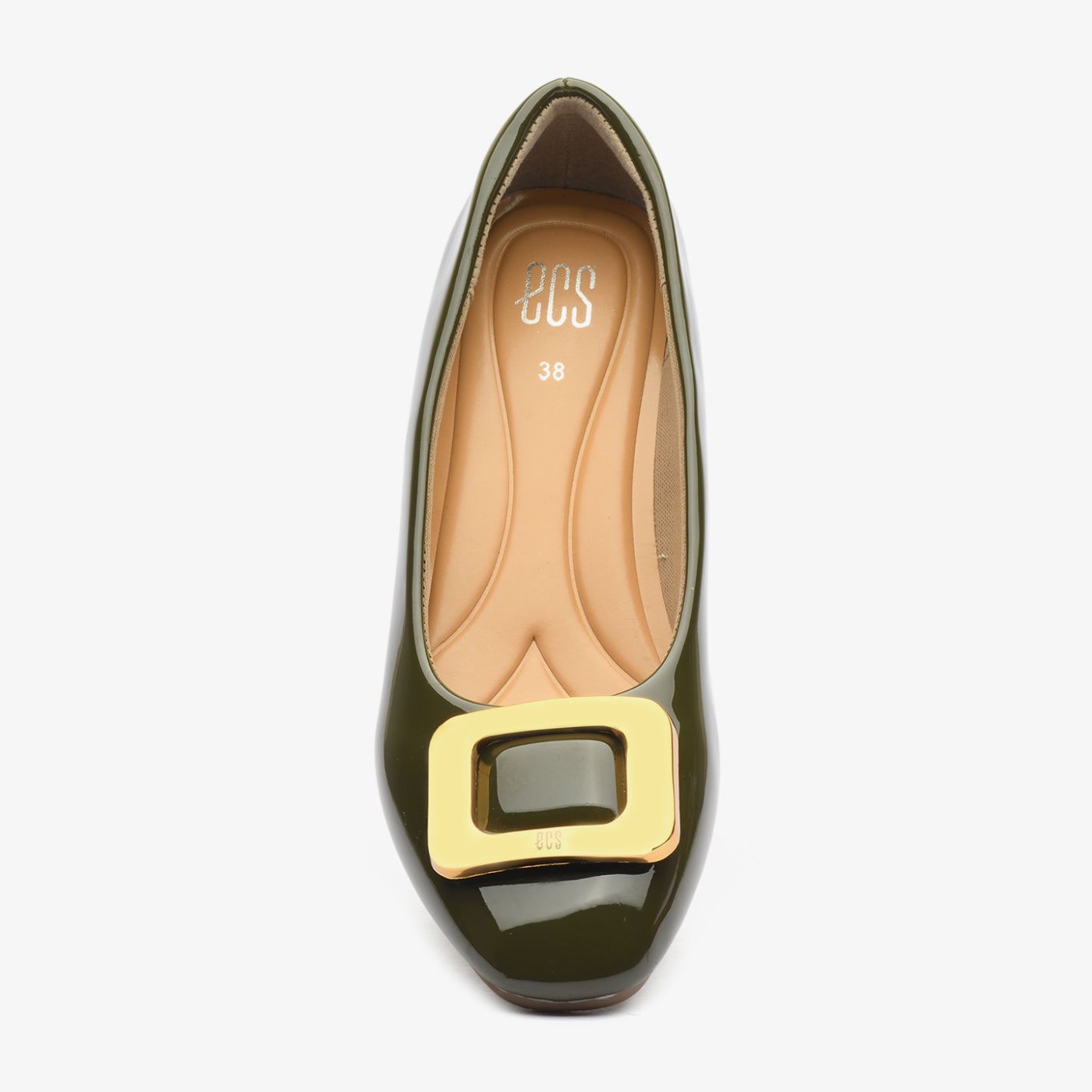 Gilded Buckle Wedges
