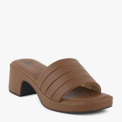 Crisscross Canvas Heeled Slippers