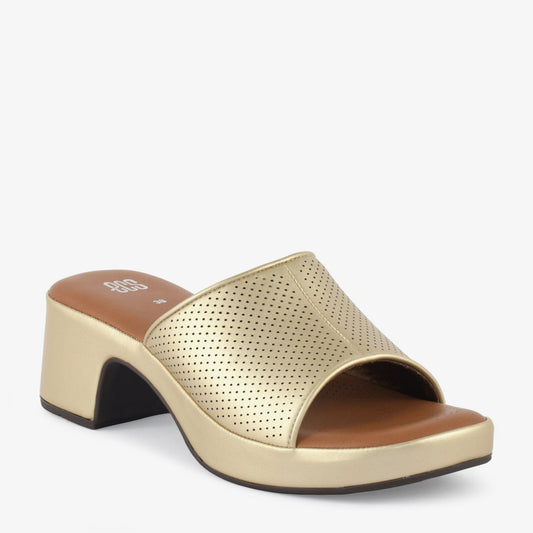Embellished Block Heel