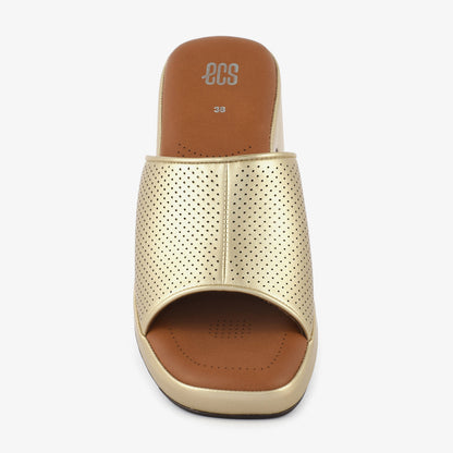 Embellished Block Heel
