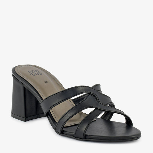 Strappy Block Heel