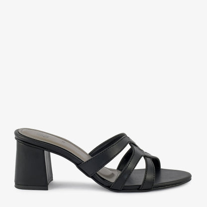 Strappy Block Heel