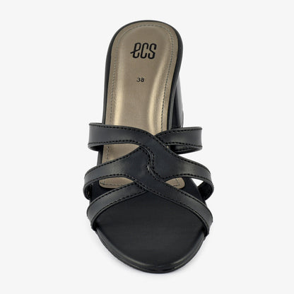 Strappy Block Heel