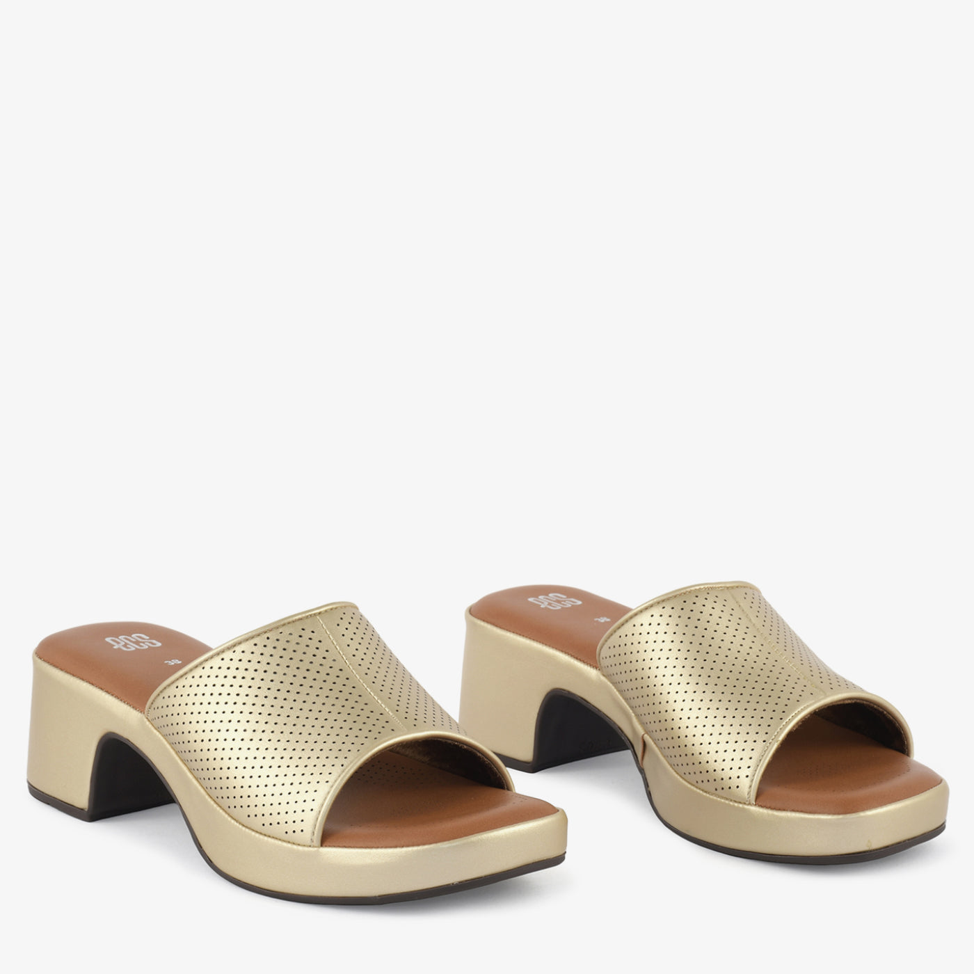 Embellished Block Heel