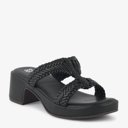 Braided Block Heel