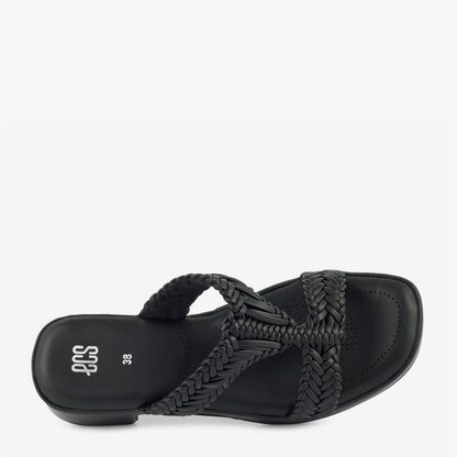 Braided Block Heel