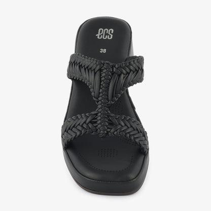 Braided Block Heel