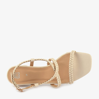 Braided Block Sandal