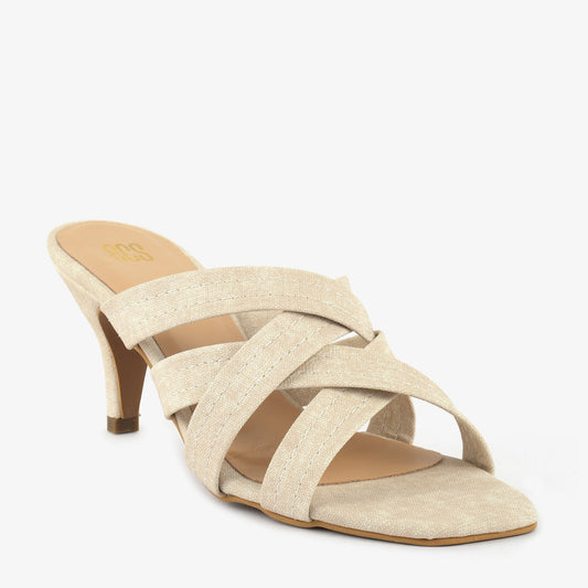 Woven Wonder Heeled Slippers