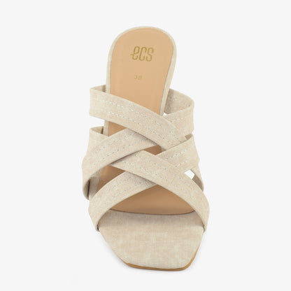 Woven Wonder Heeled Slippers