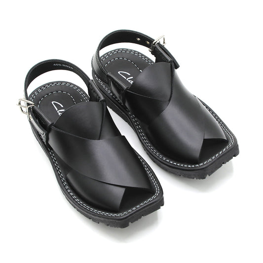 Boys Peshawari Sandal - Black