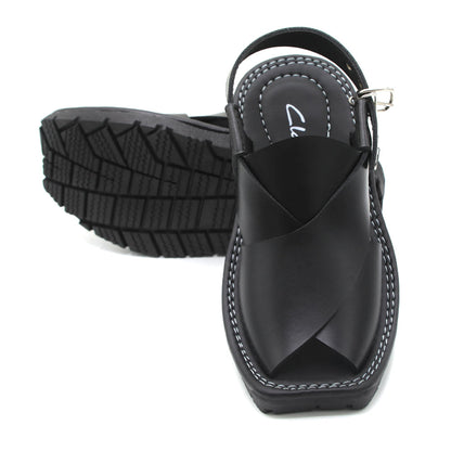 Boys Peshawari Sandal - Black