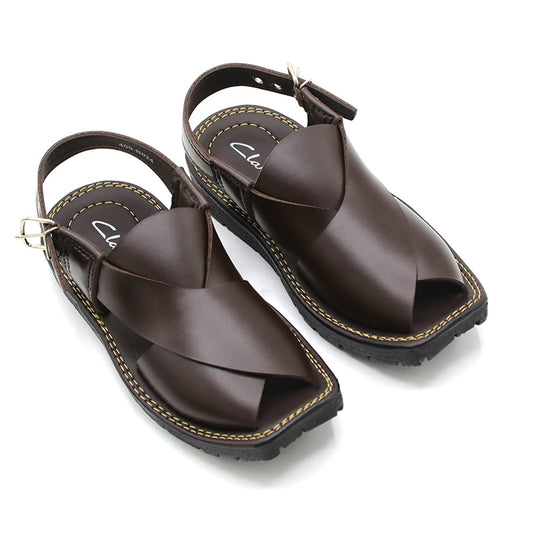 Boys Peshawari Sandal - Brown
