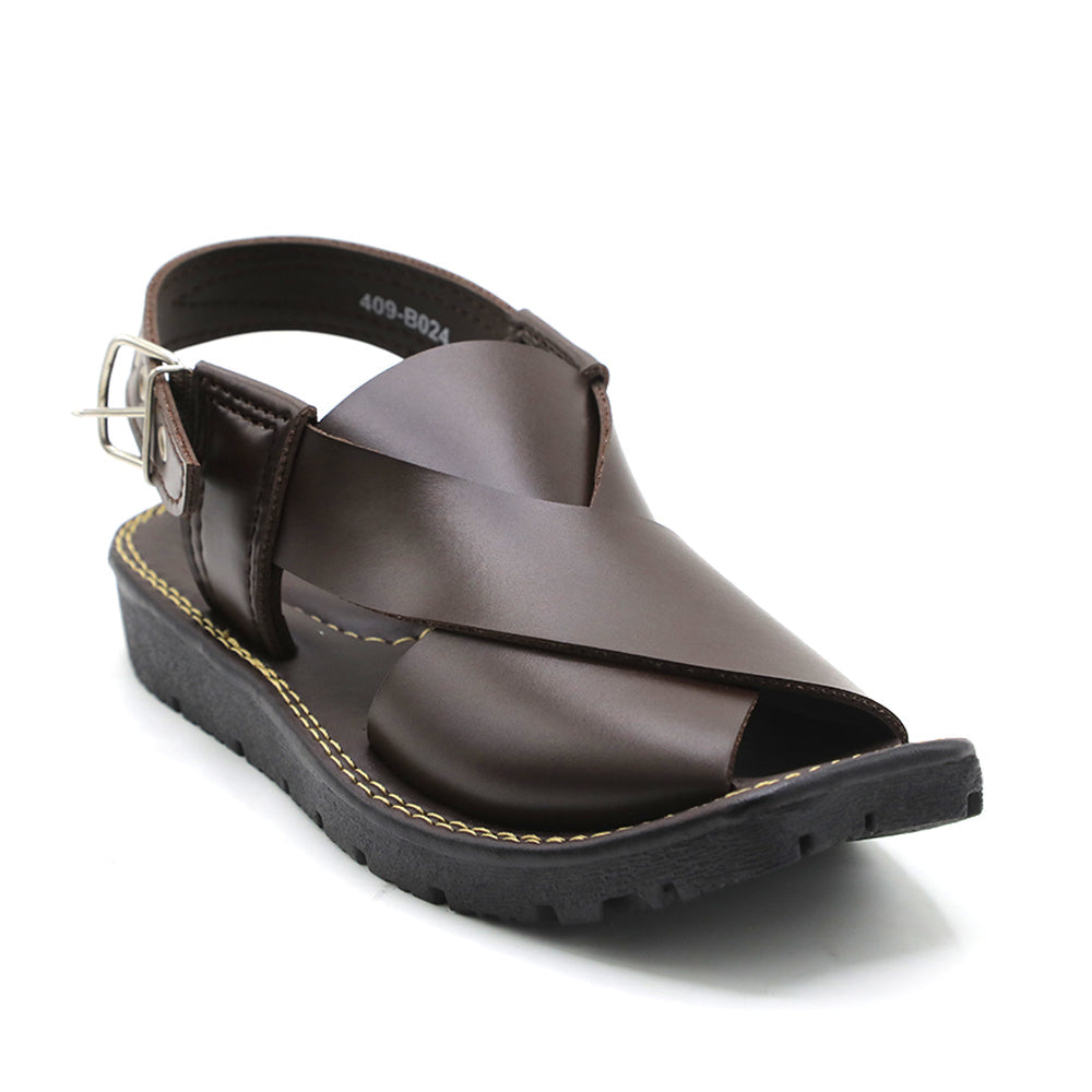 Boys Peshawari Sandal - Brown
