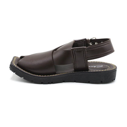 Boys Peshawari Sandal - Brown