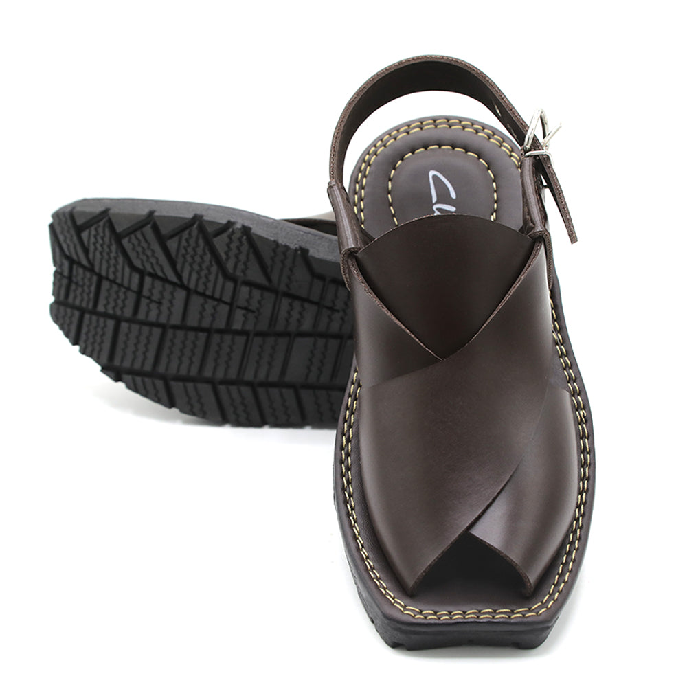 Boys Peshawari Sandal - Brown