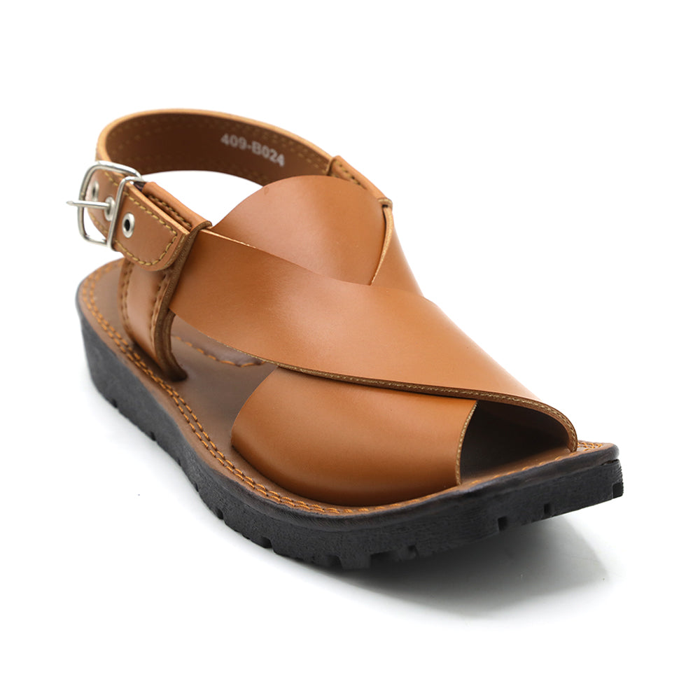 Boys Peshawari Sandal - Mustard