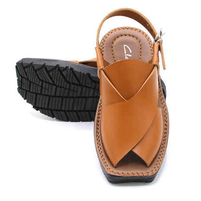 Boys Peshawari Sandal - Mustard