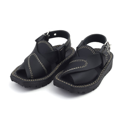 Valuable Boys Peshawari Sandal - Black