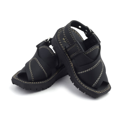 Valuable Boys Peshawari Sandal - Black
