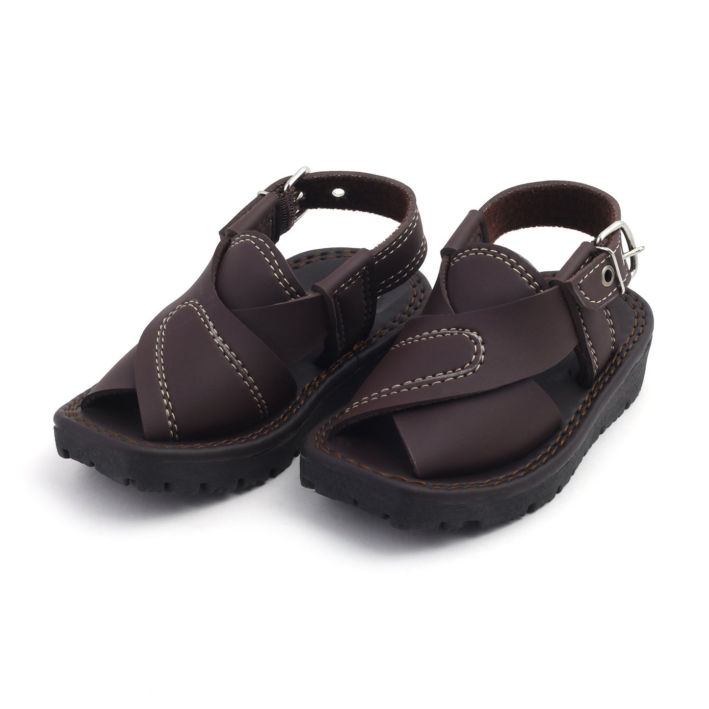 Valuable Boys Peshawari Sandal - Brown