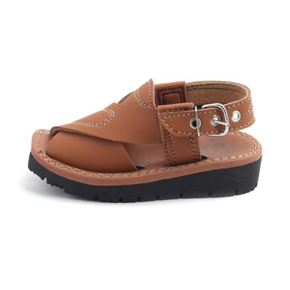 Valuable Boys Peshawari Sandal - Mustard