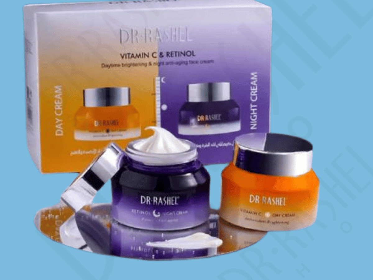 Dr Rashel Vitamin C Day & Retinol Night Cream Set 2X50G
