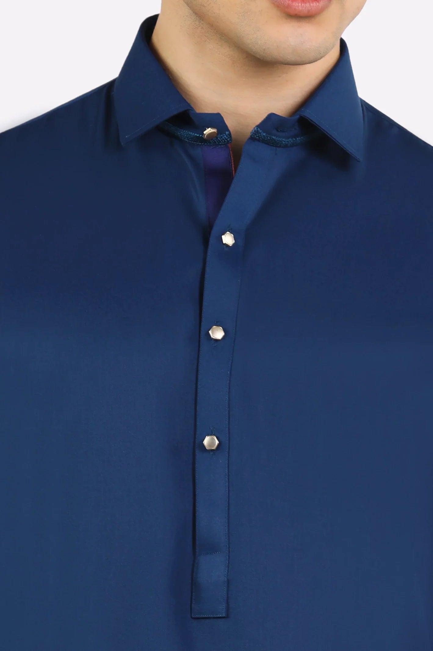 Blue Wash & Wear Shalwar Kameez