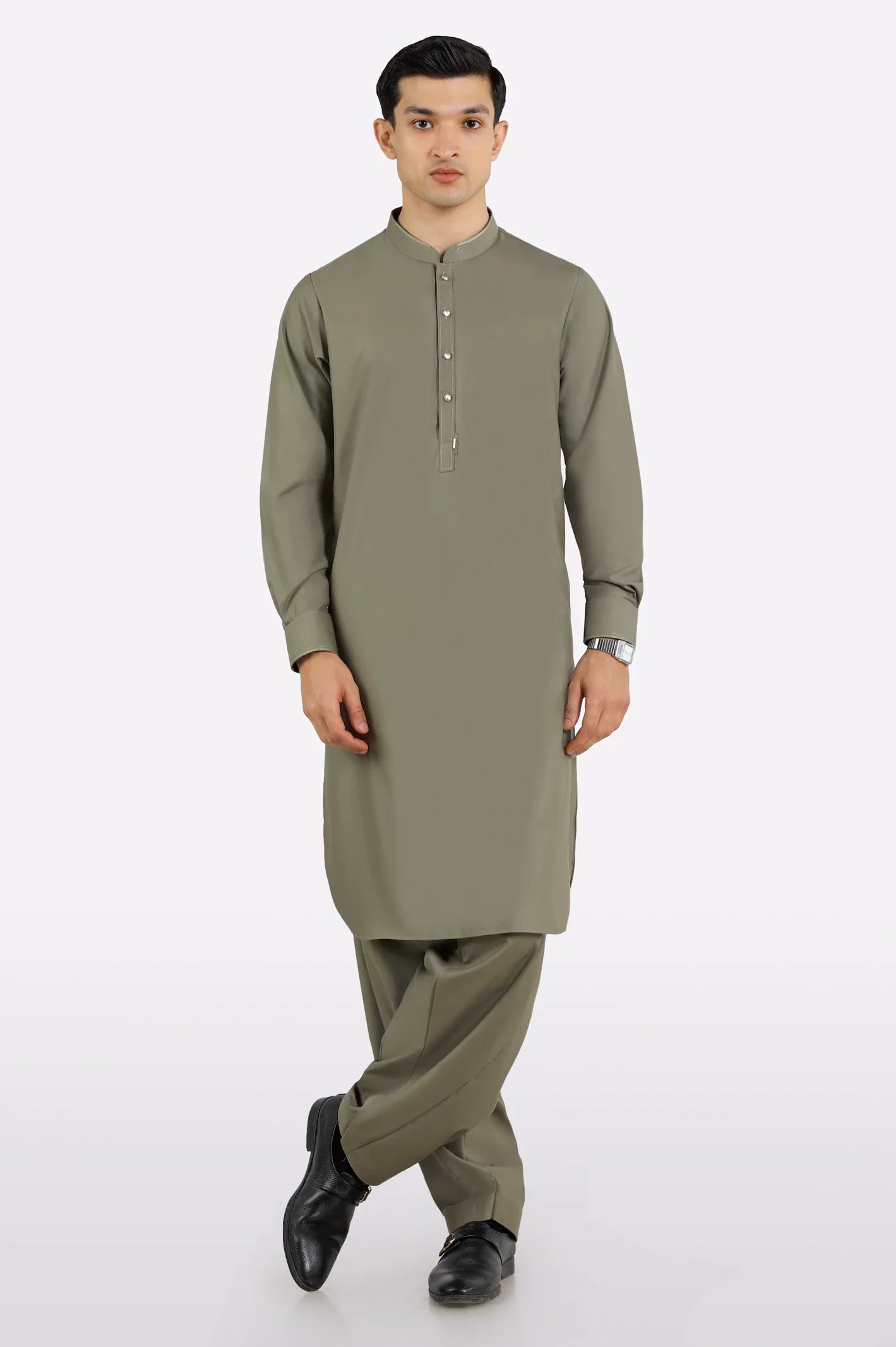 Beige Wash & Wear Shalwar Kameez