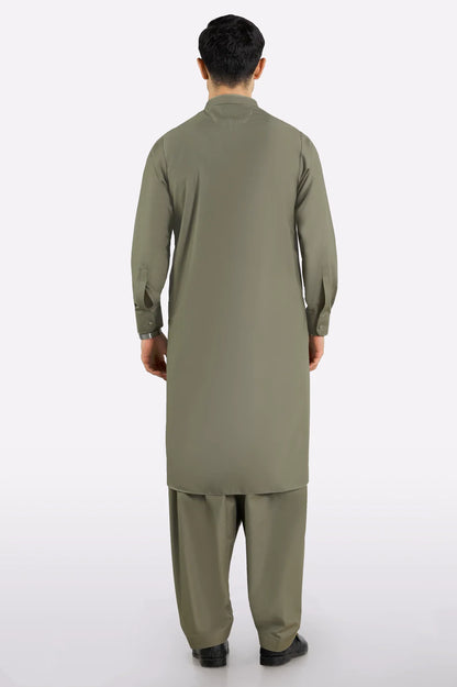 Beige Wash & Wear Shalwar Kameez