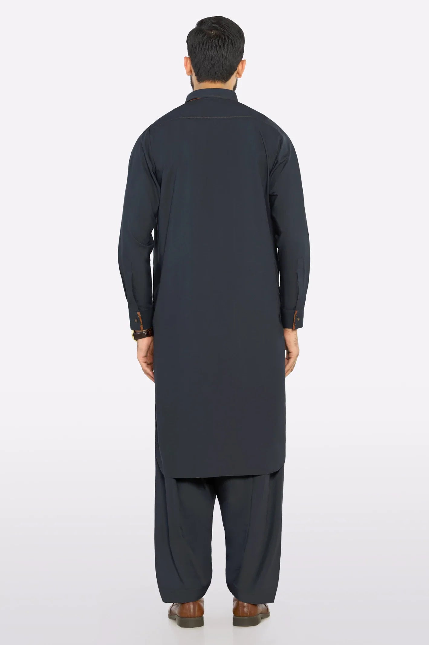 Grey Wash & Wear Shalwar Kameez