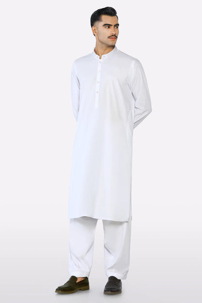 White Wash & Wear Shalwar Kameez