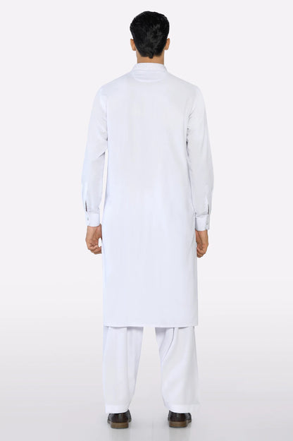 White Wash & Wear Shalwar Kameez