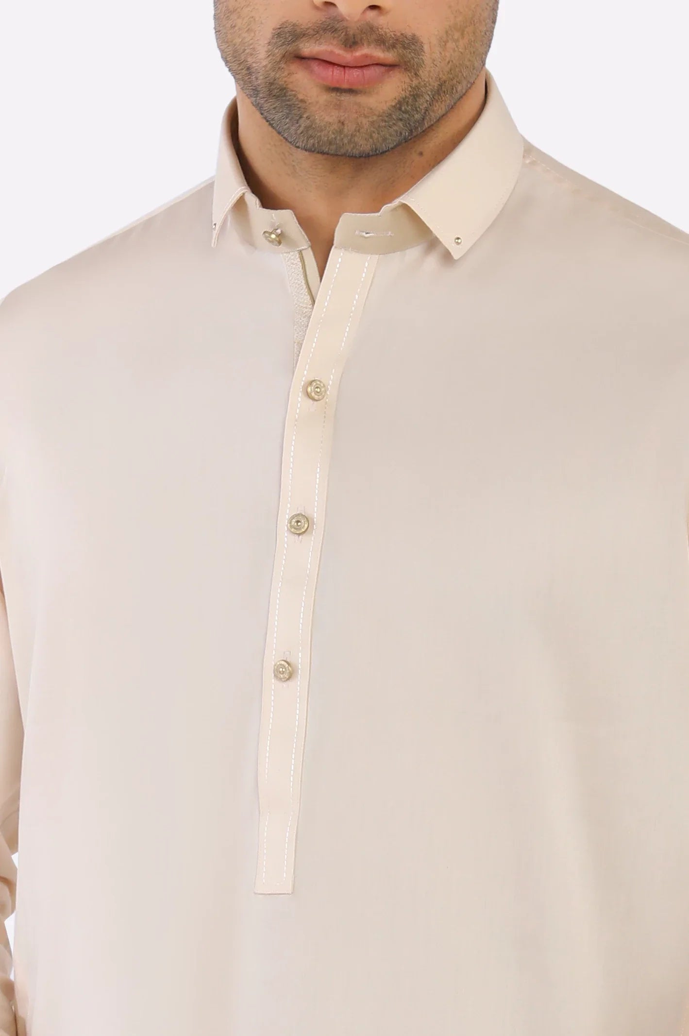 Peach Cotton Shalwar Kameez