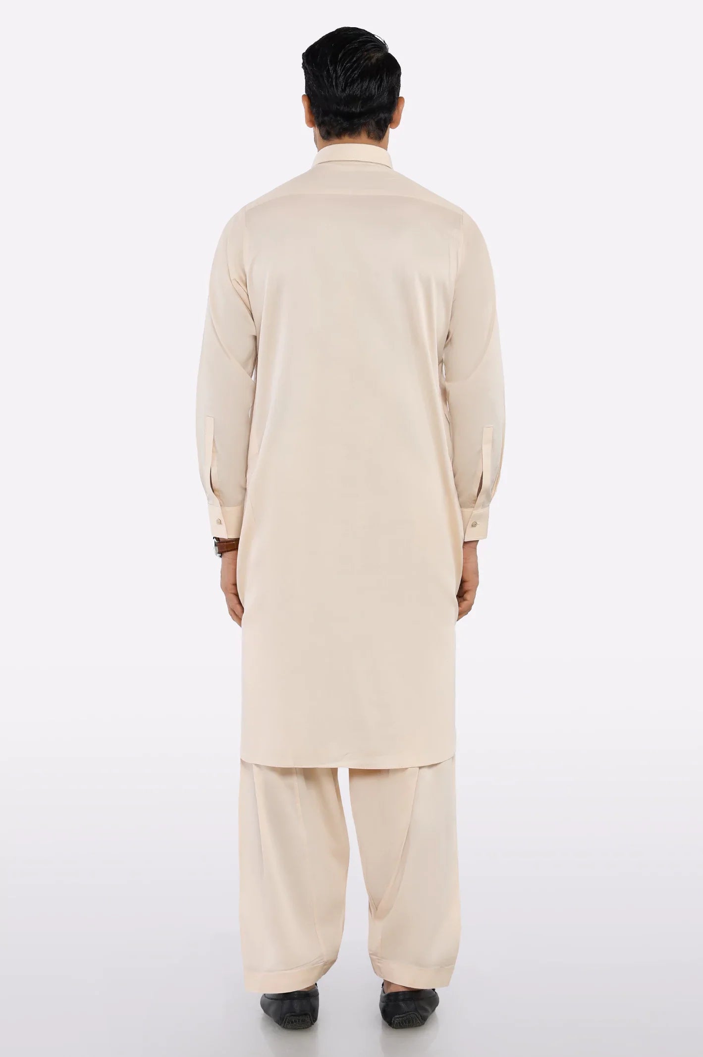 Peach Cotton Shalwar Kameez