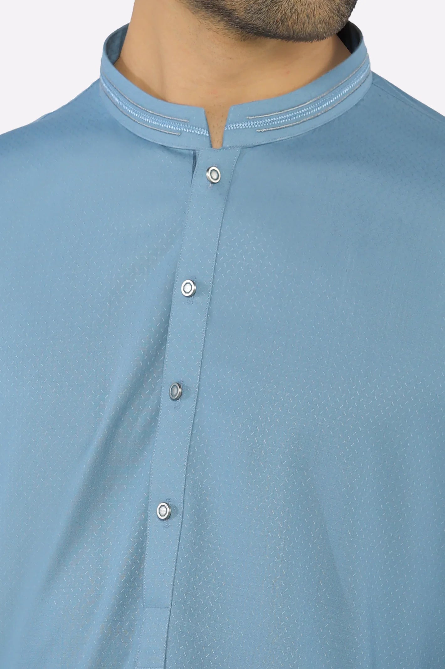 Blue Wash & Wear Shalwar Kameez
