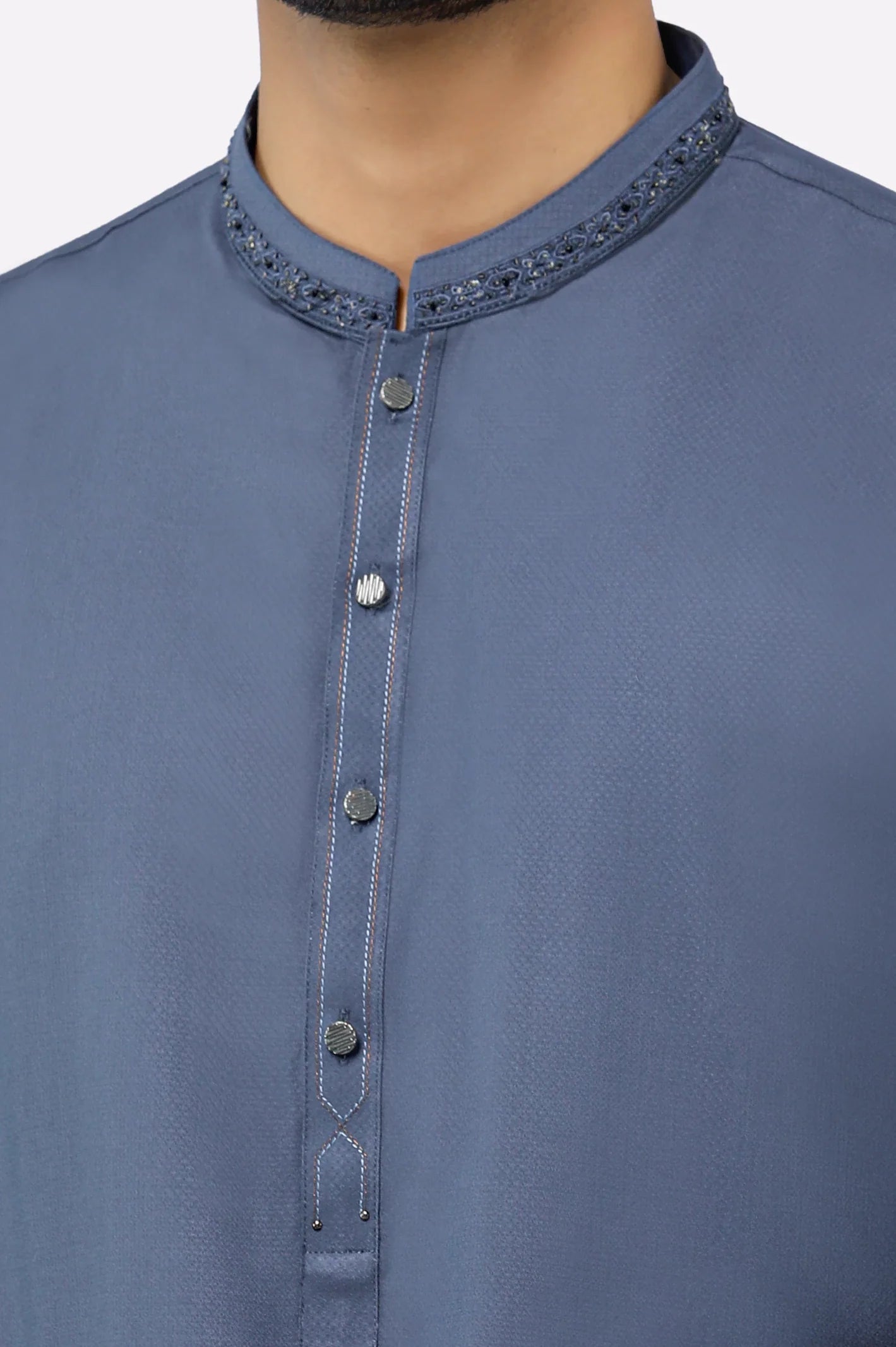 Grey Wash & Wear Shalwar Kameez