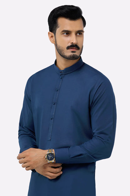 Blue Wash & Wear Shalwar Kameez
