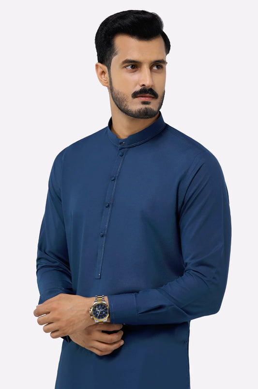 Blue Wash & Wear Shalwar Kameez