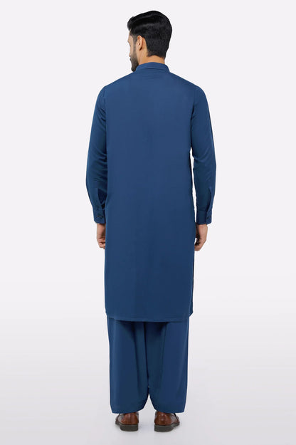 Blue Wash & Wear Shalwar Kameez